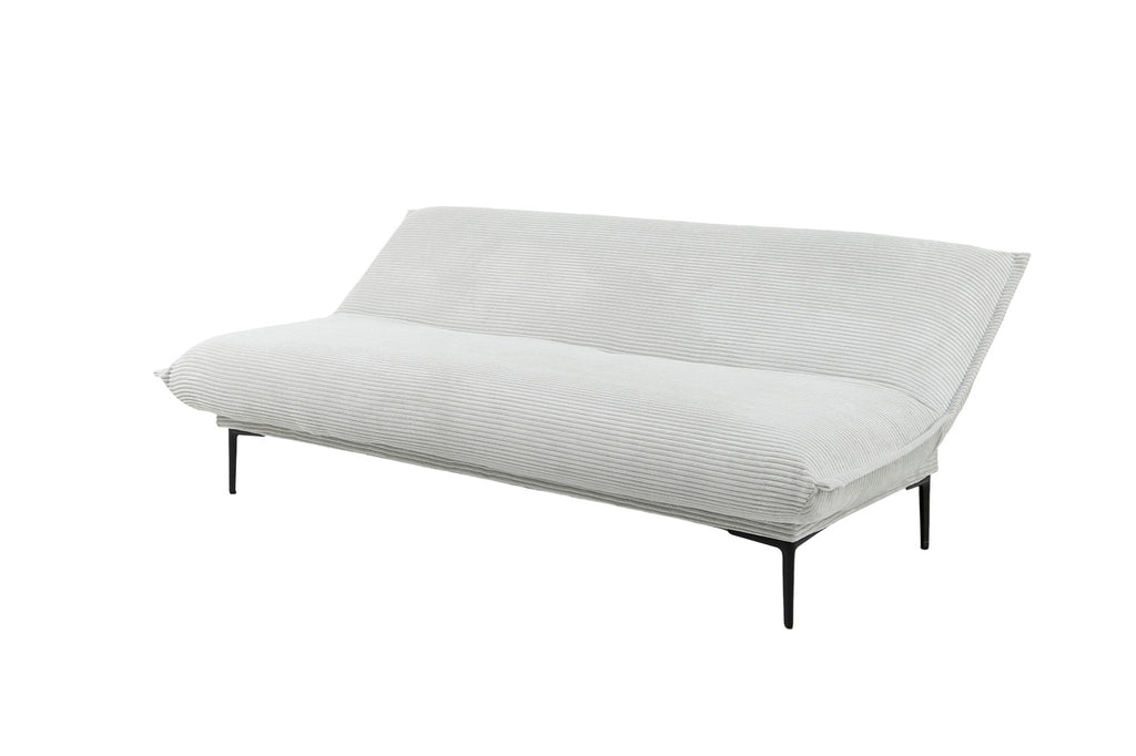 Slaapbank 'Alisa' corduroy lichtgrijs RS