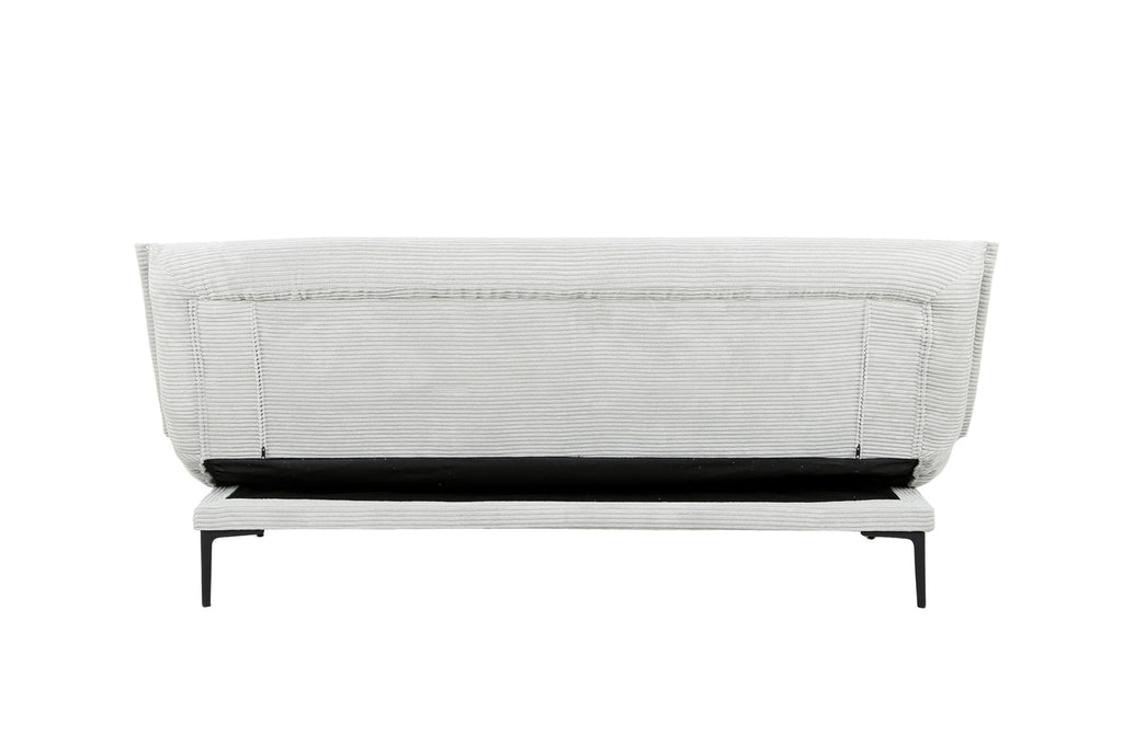 Slaapbank 'Alisa' corduroy lichtgrijs RS