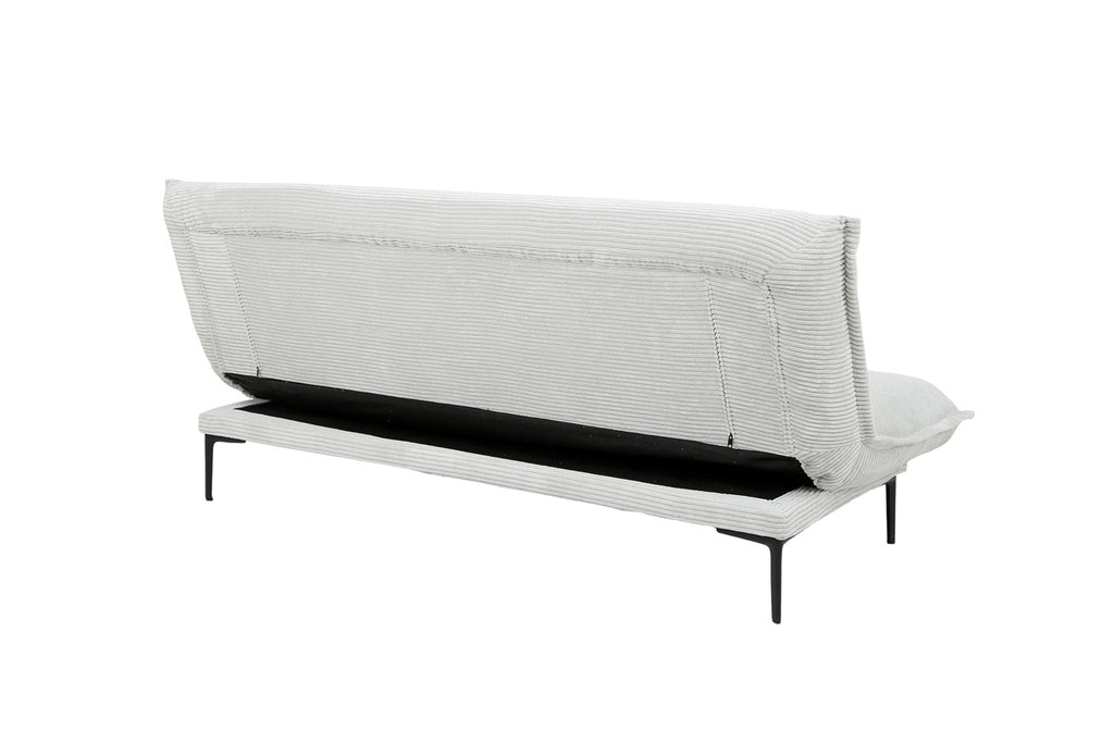 Slaapbank 'Alisa' corduroy lichtgrijs RS