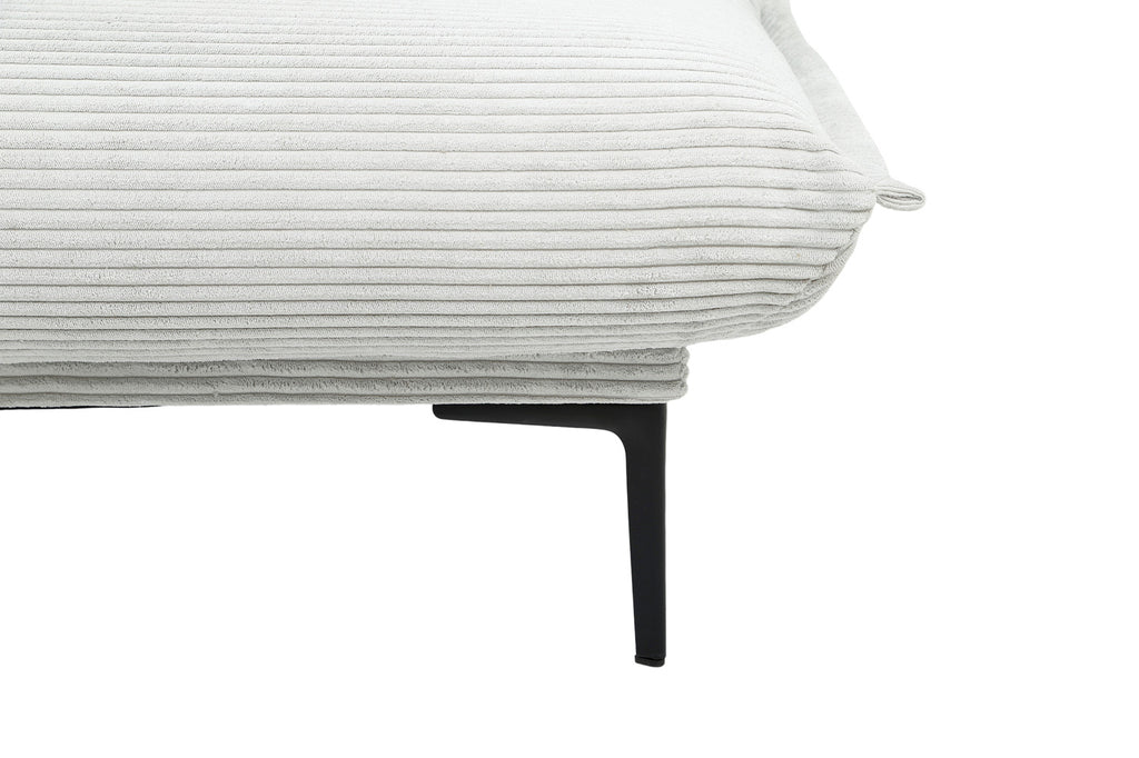 Slaapbank 'Alisa' corduroy lichtgrijs RS