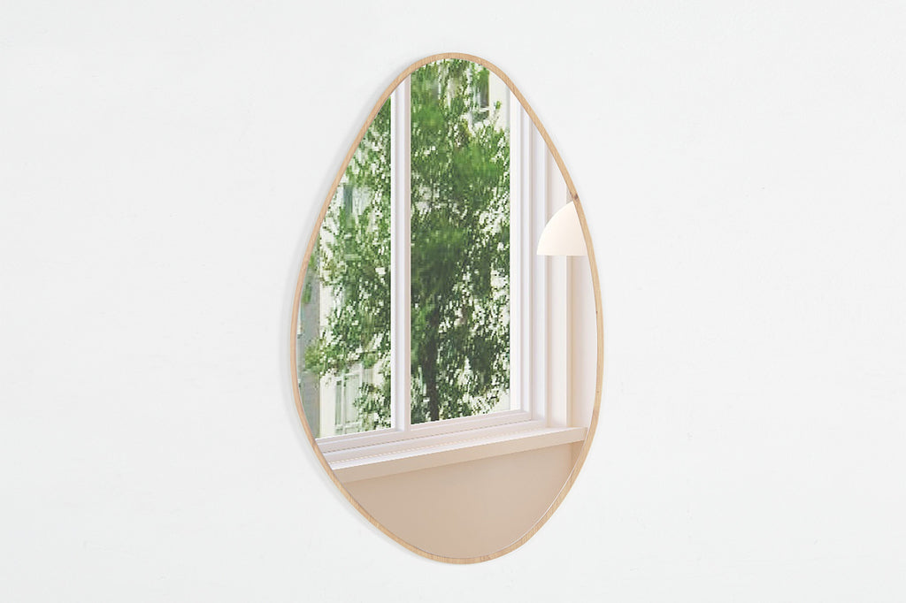Miroir 'Romi' 80x50 chêne ancien RS