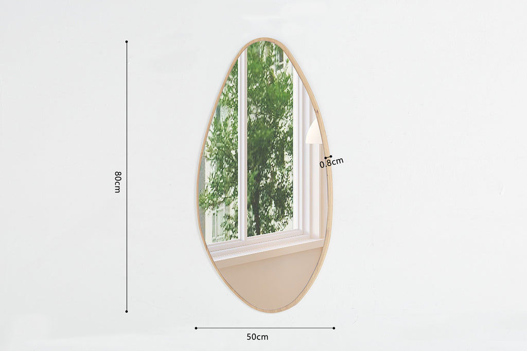 Miroir 'Romi' 80x50 chêne ancien RS