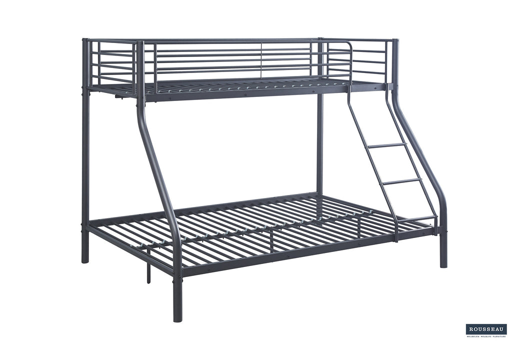 Stapelbed 'Trio' metaal 140/90x200 donkergrijs RS
