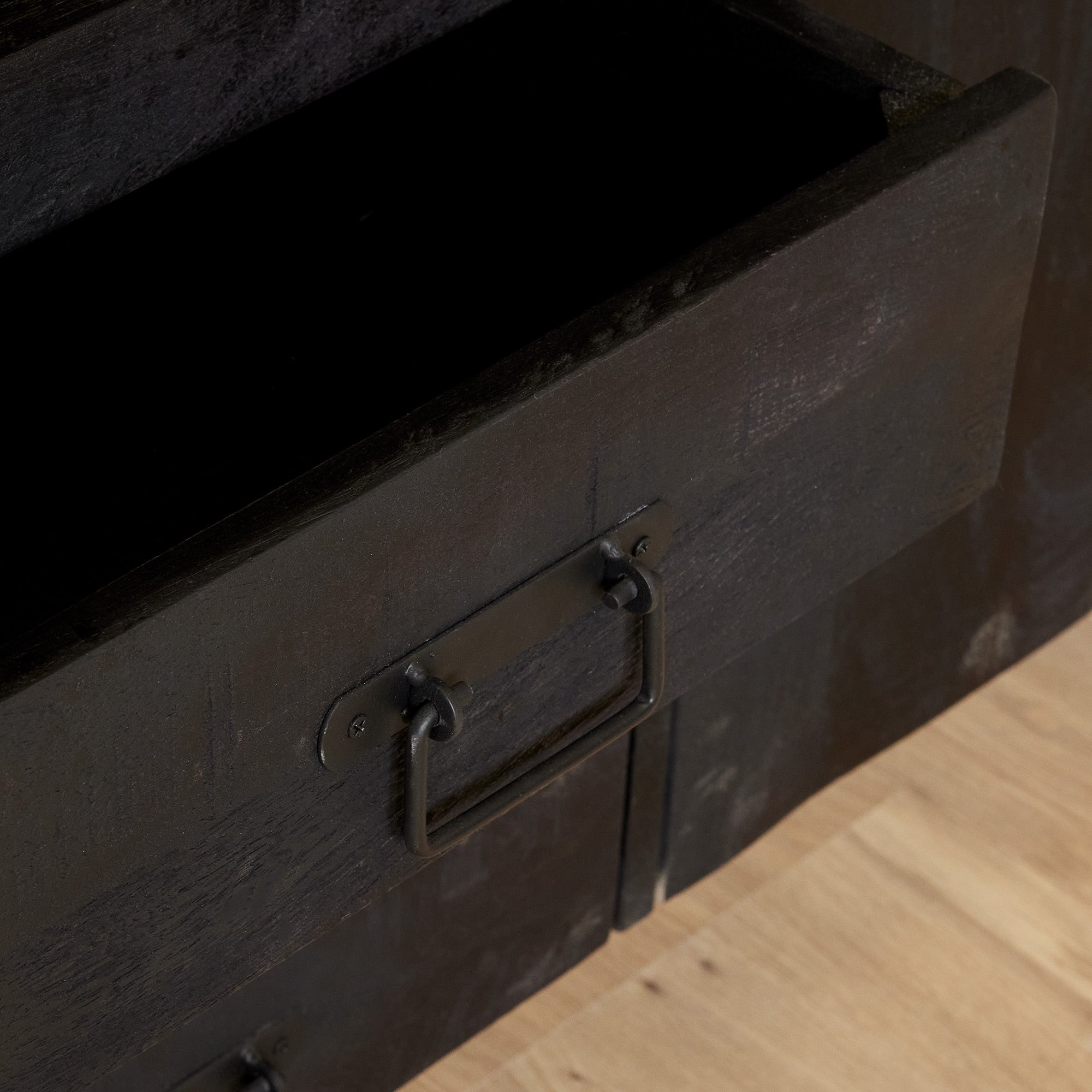 Dressoir Boaz zwart 135 cm - STF