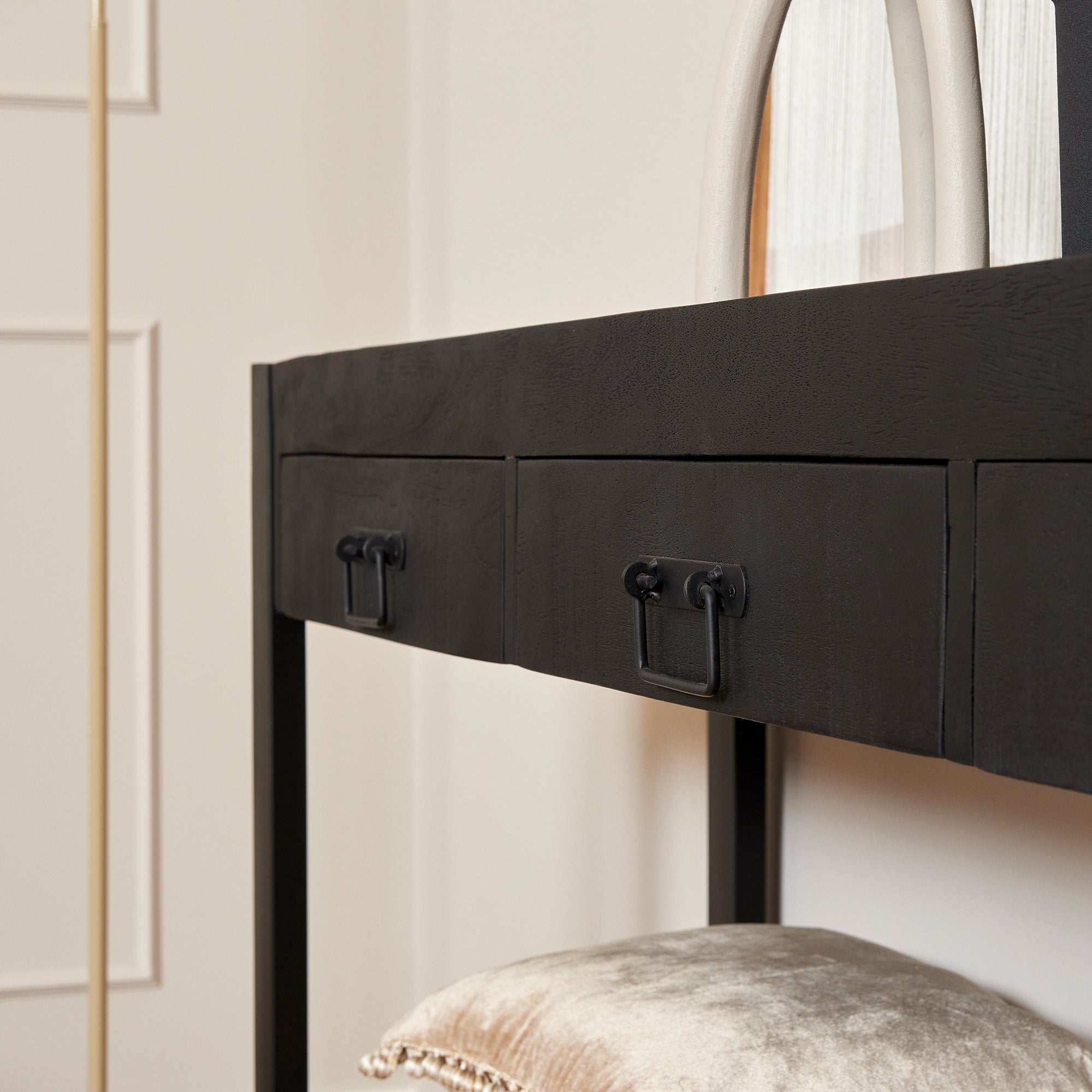 Wandtafel Boaz 150 zwart - STF