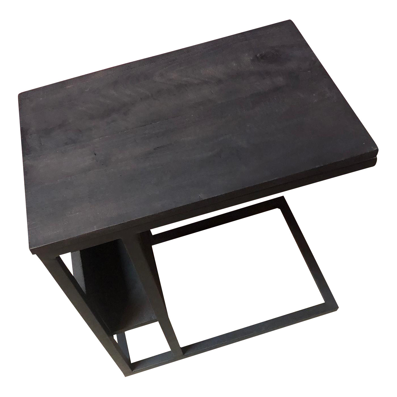 Laptoptafel zwart mangohout - STF