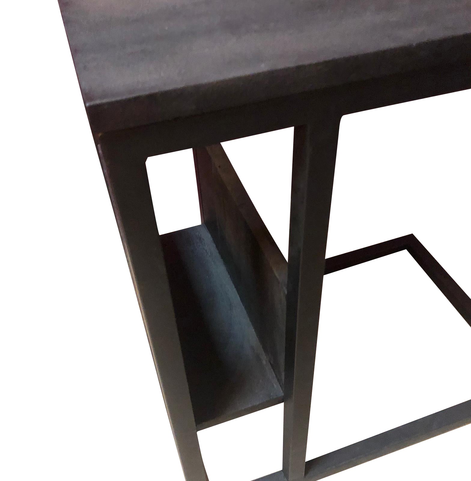 Laptoptafel zwart mangohout - STF