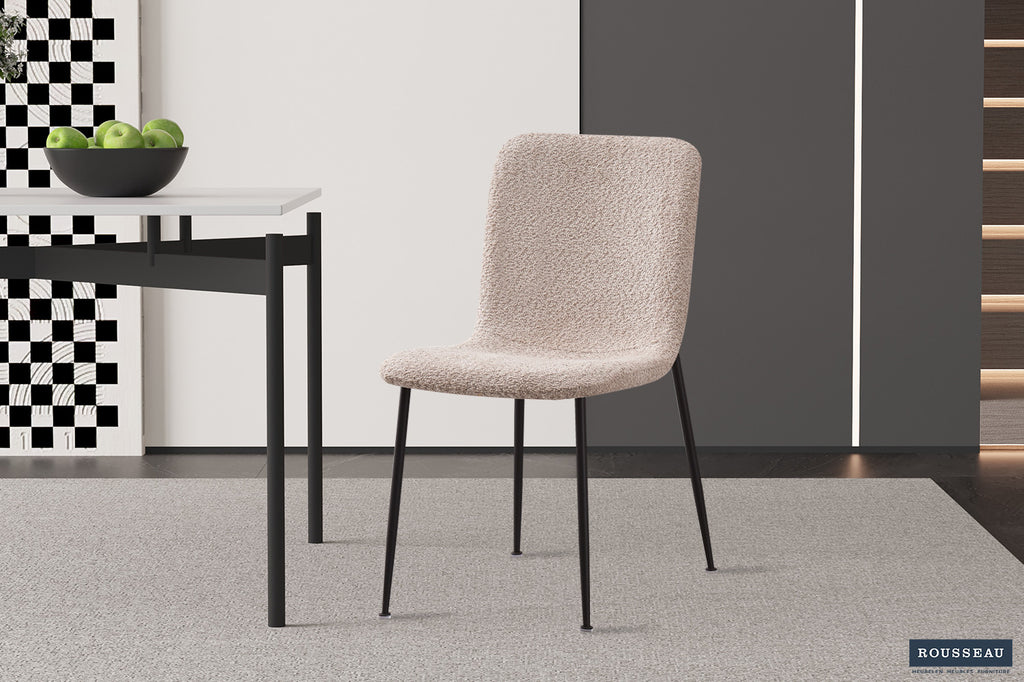 Stoel 'Alice' Bouclé Beige RS