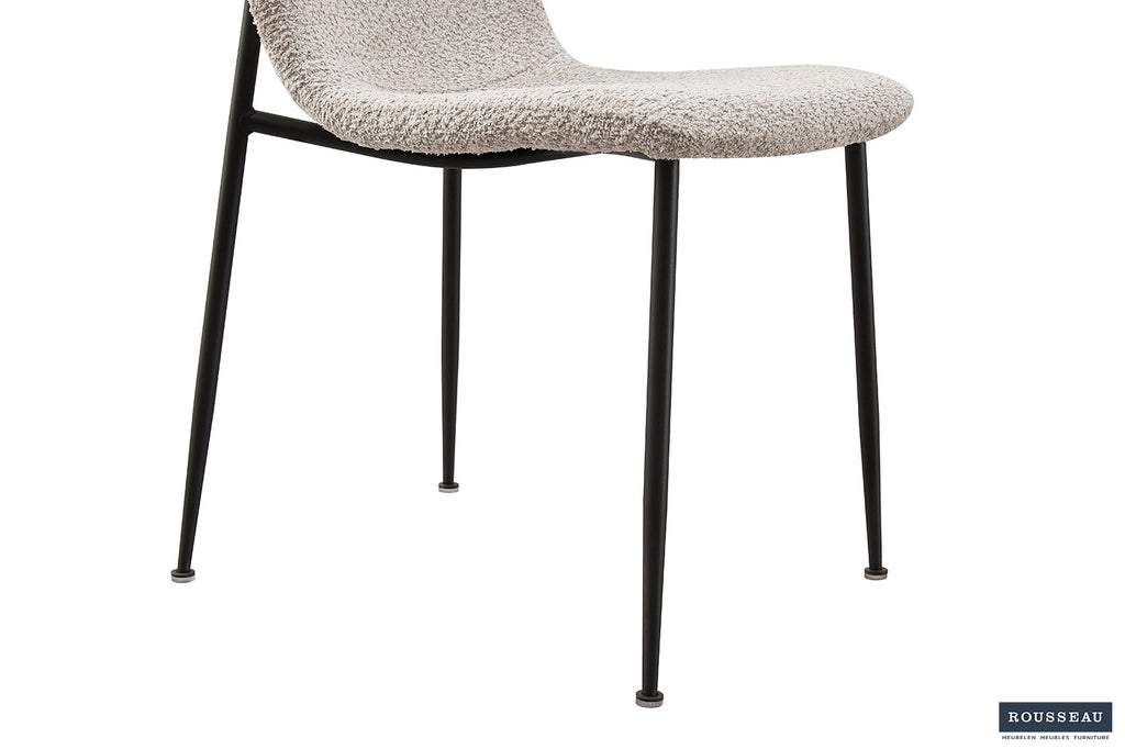 Chaise 'Alice' Bouclé Beige RS