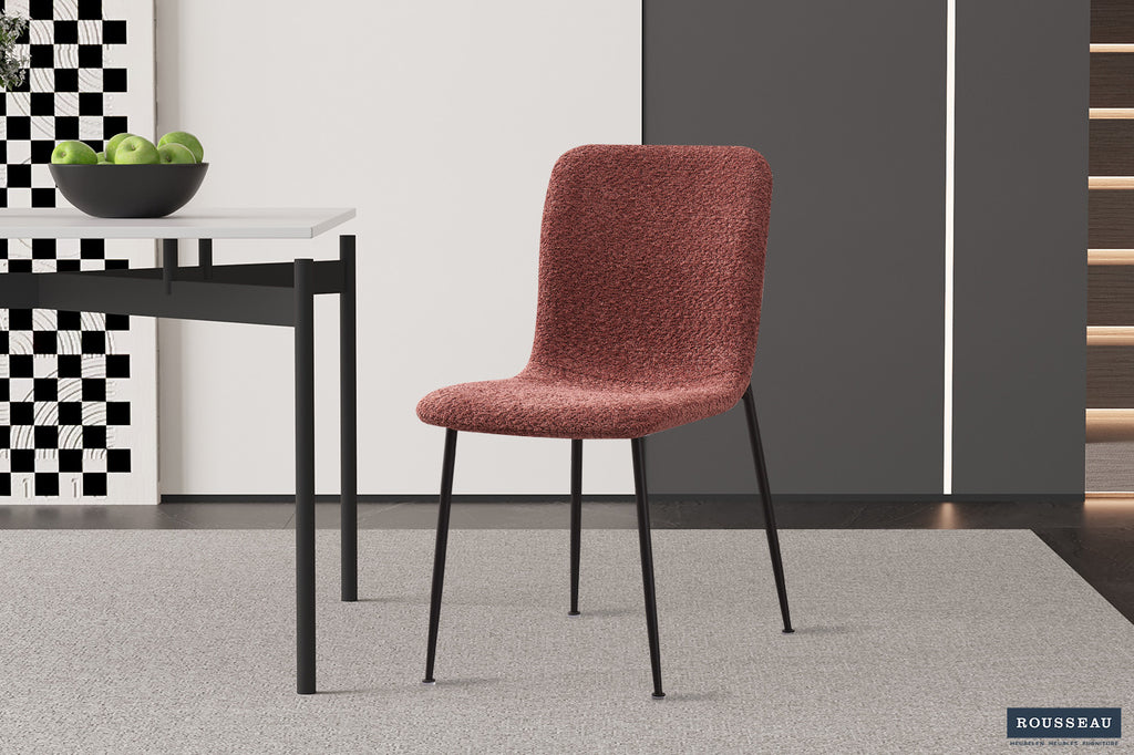 Stoel 'Alice' Bouclé Pink RS