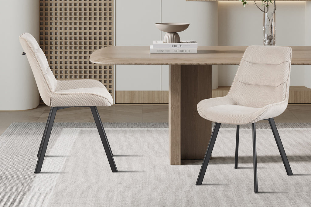 Stoel 'Amelie' Corduroy Sand RS