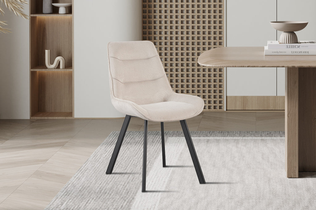 Stoel 'Amelie' Corduroy Sand RS