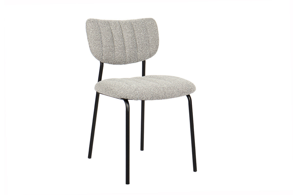 Chaise « Antura » Tissu Gris Clair RS