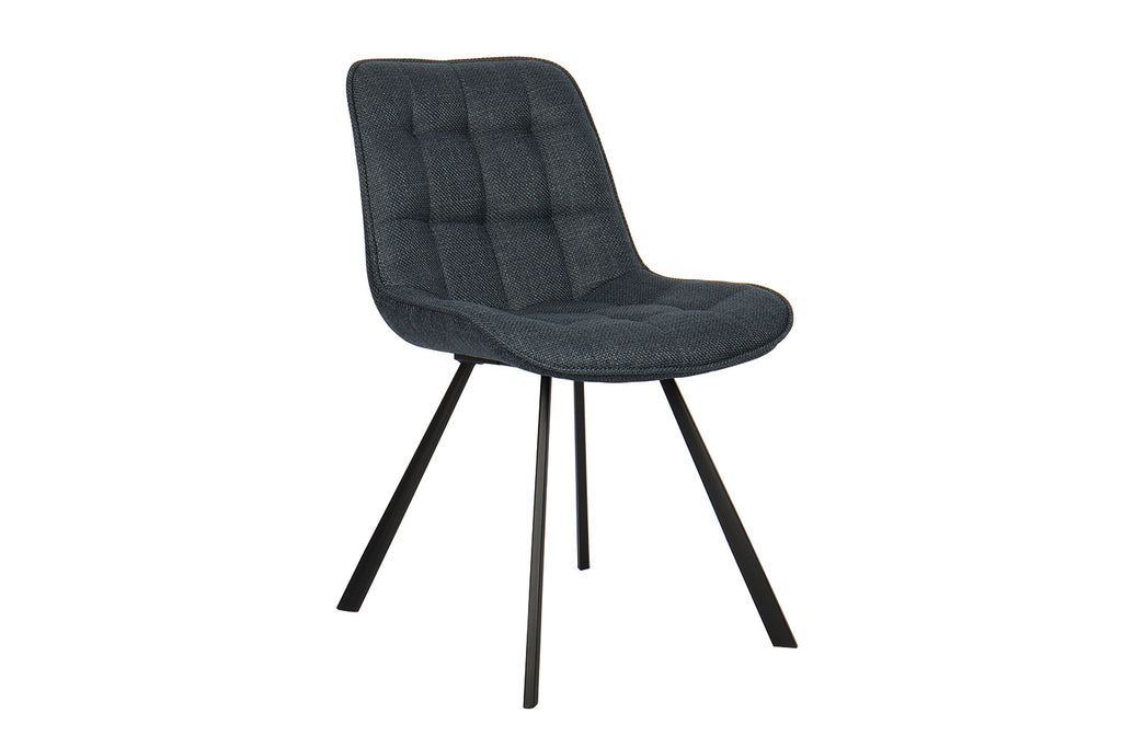Chaise « Ariba » Tissu Bleu Foncé RS