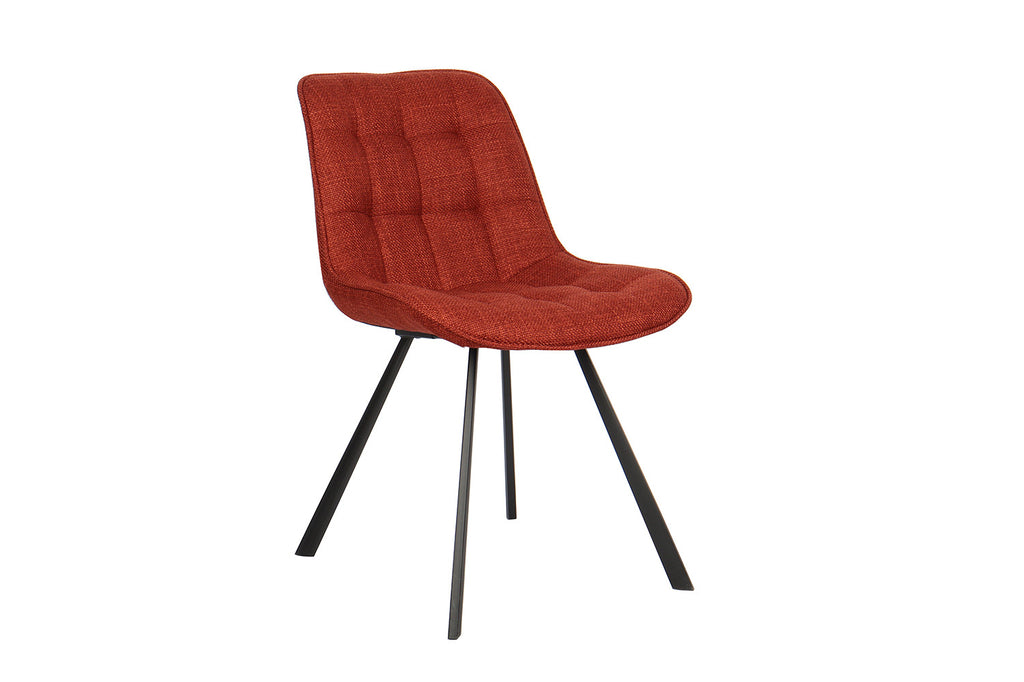 Chaise « Ariba » Tissu Rouge RS