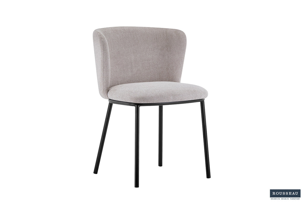 Chaise 'Arthur' Tissu Beige RS