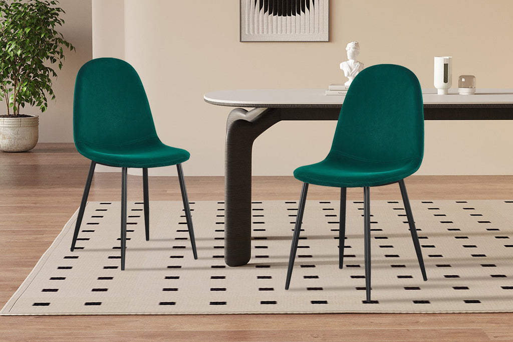 Chaise ‘Boy’ Velours Vert RS