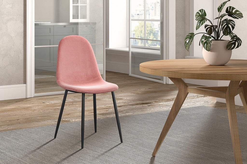 Stoel 'Boy' Velvet Pink RS