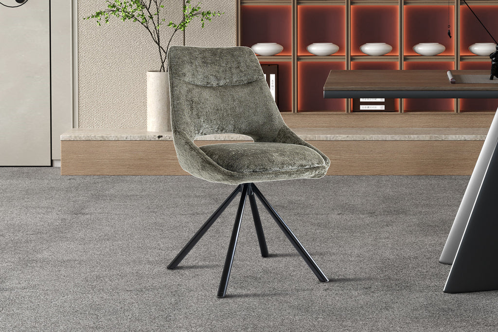 Stoel 'Dante' Fabric Green RS