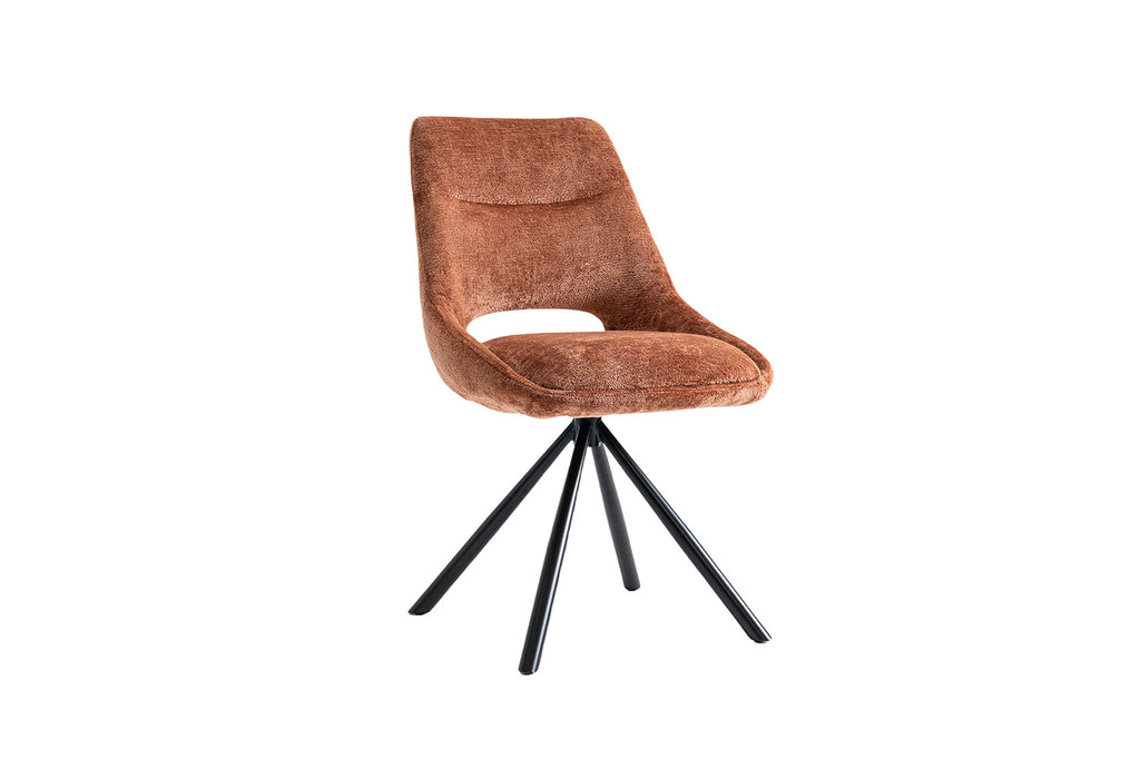 Stoel 'Dante' Fabric Rust RS