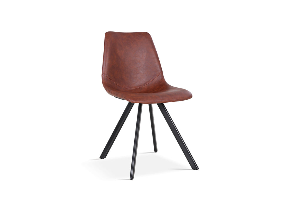 Stoel 'Emma' PU Dark Brown RS