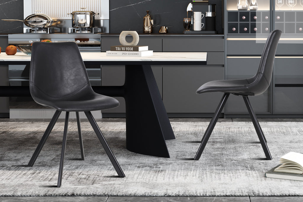 Stoel 'Emma' PU Black RS