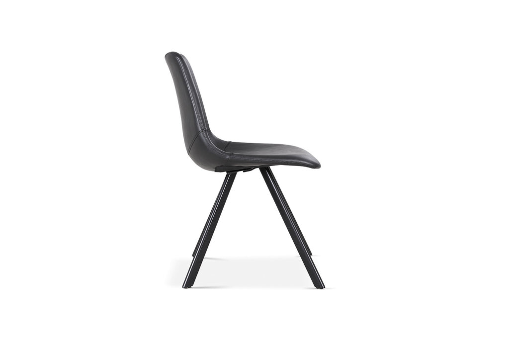 Chaise 'Emma' PU Noir RS