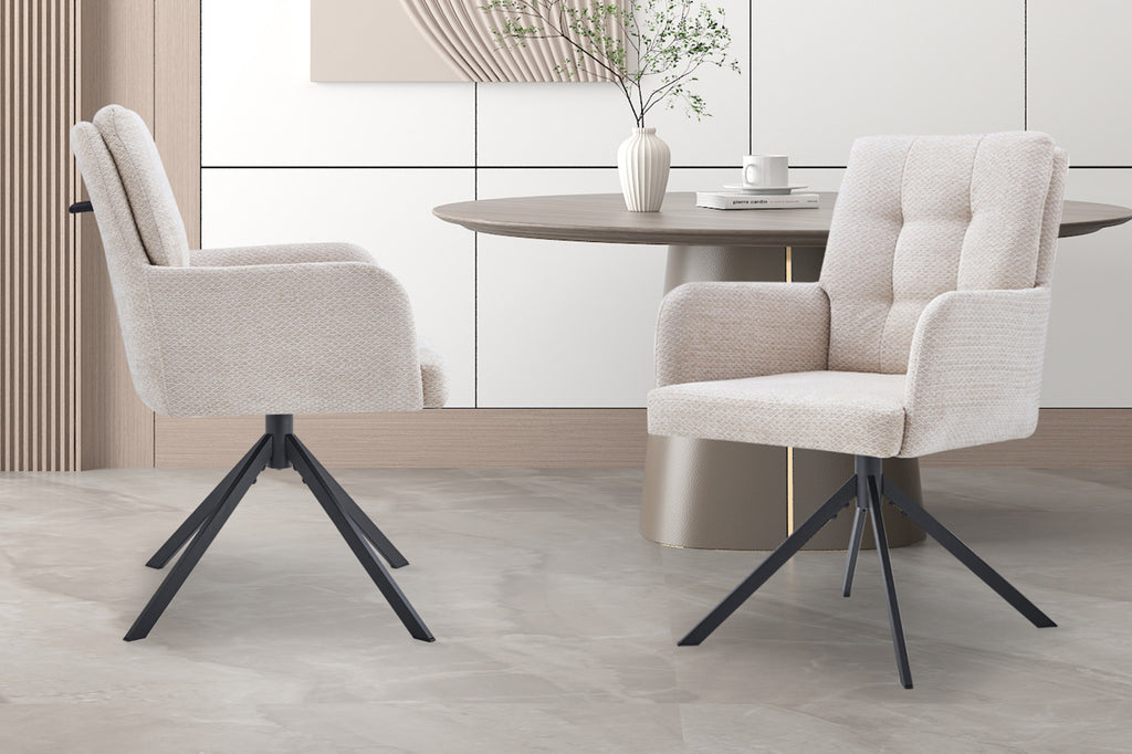 Chaise 'Granada' pivotante beige RS