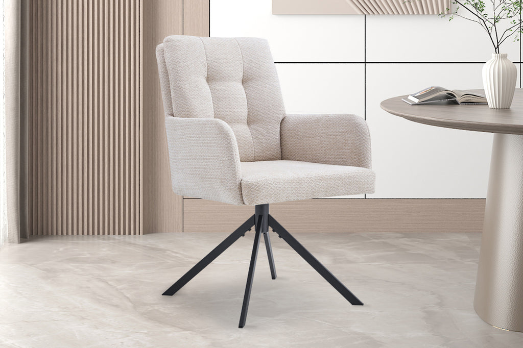 Stoel 'Granada' draaibaar beige RS