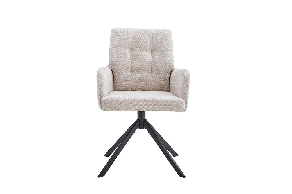 Stoel 'Granada' draaibaar beige RS