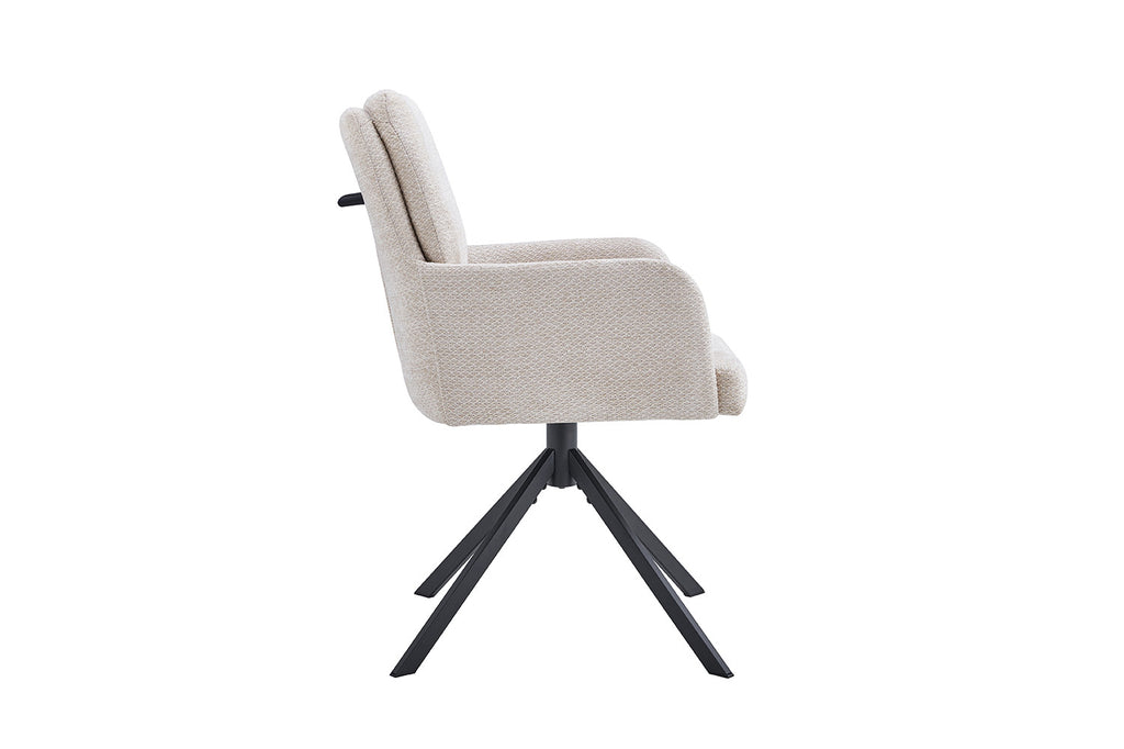 Stoel 'Granada' draaibaar beige RS