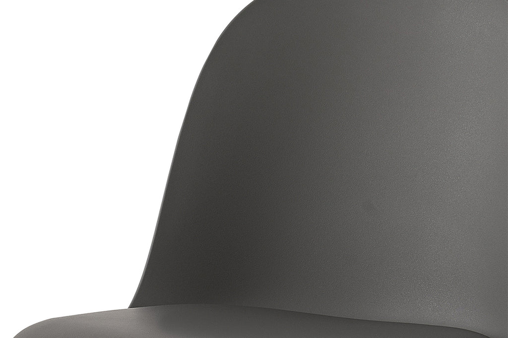 Chaise 'Jasmin' Assise PP Coussin PU Gris RS