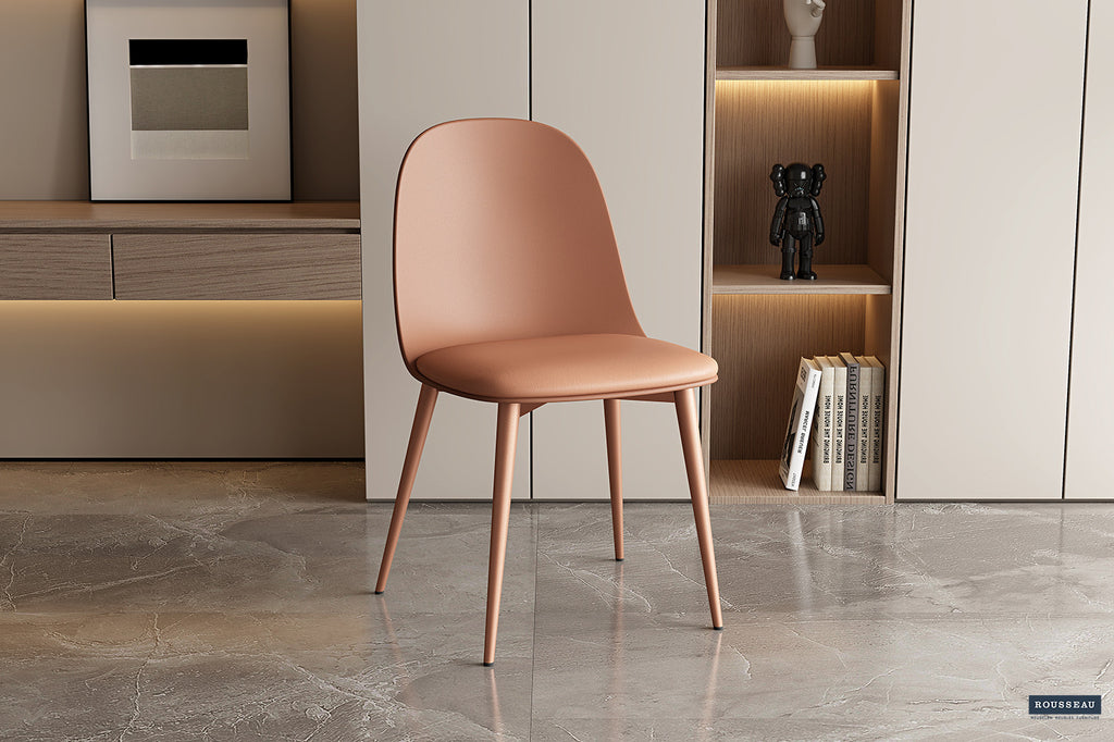 Stoel 'Jasmin' Seat PP kussen PU Terracotta RS