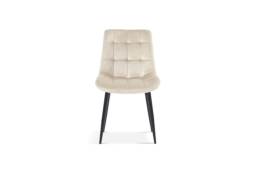 Stoel 'Juta' Velvet Beige RS