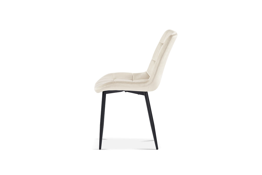 Stoel 'Juta' Velvet Beige RS