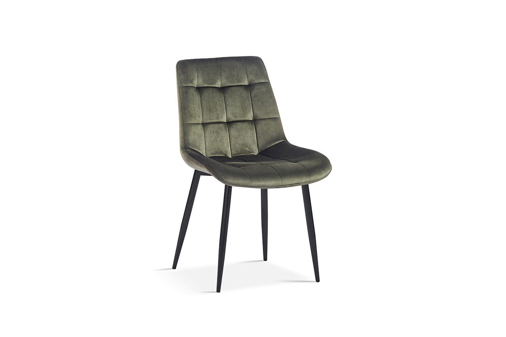Chaise « Juta » Velours Vert RS