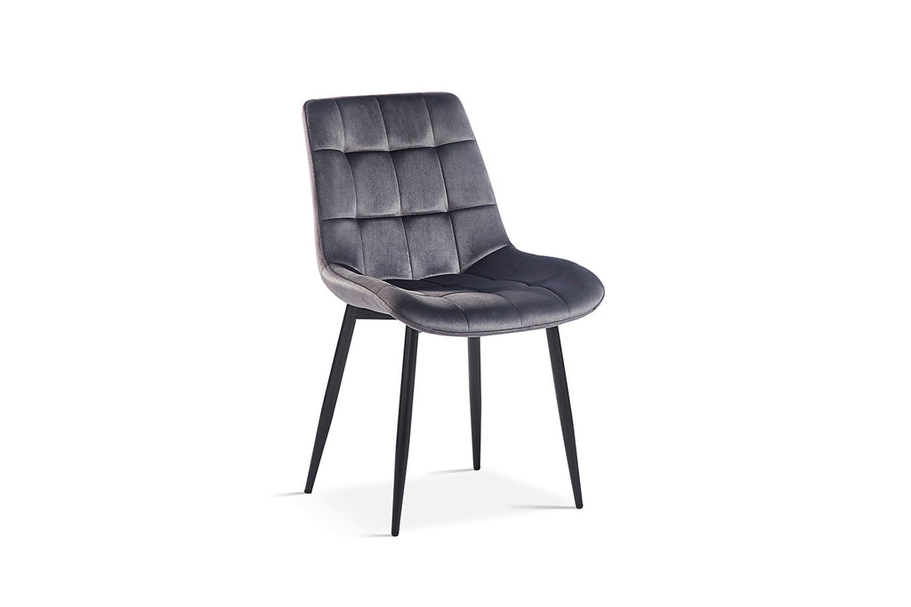 Chaise « Juta » velours taupe RS