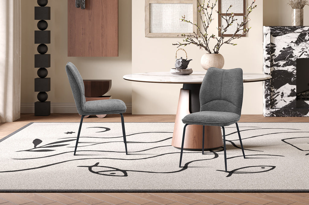 Stoel 'Lara' Fabric Grey RS