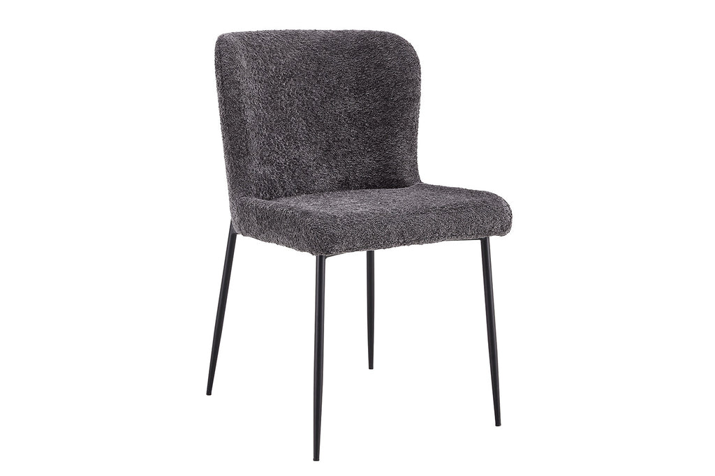 Chaise « Lisa » Bouclé Dark Grey RS