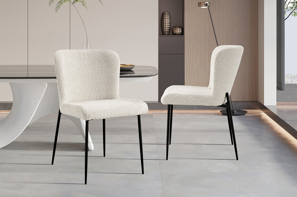 Chaise « Lisa » Bouclé Écru RS