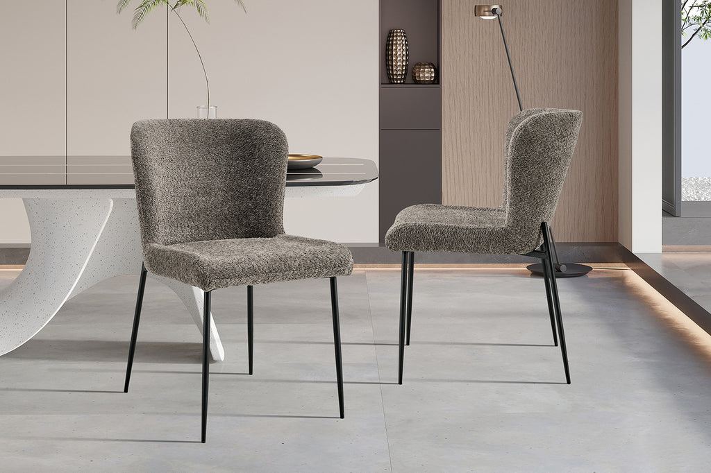 Chaise 'Lisa' Bouclé Sable RS