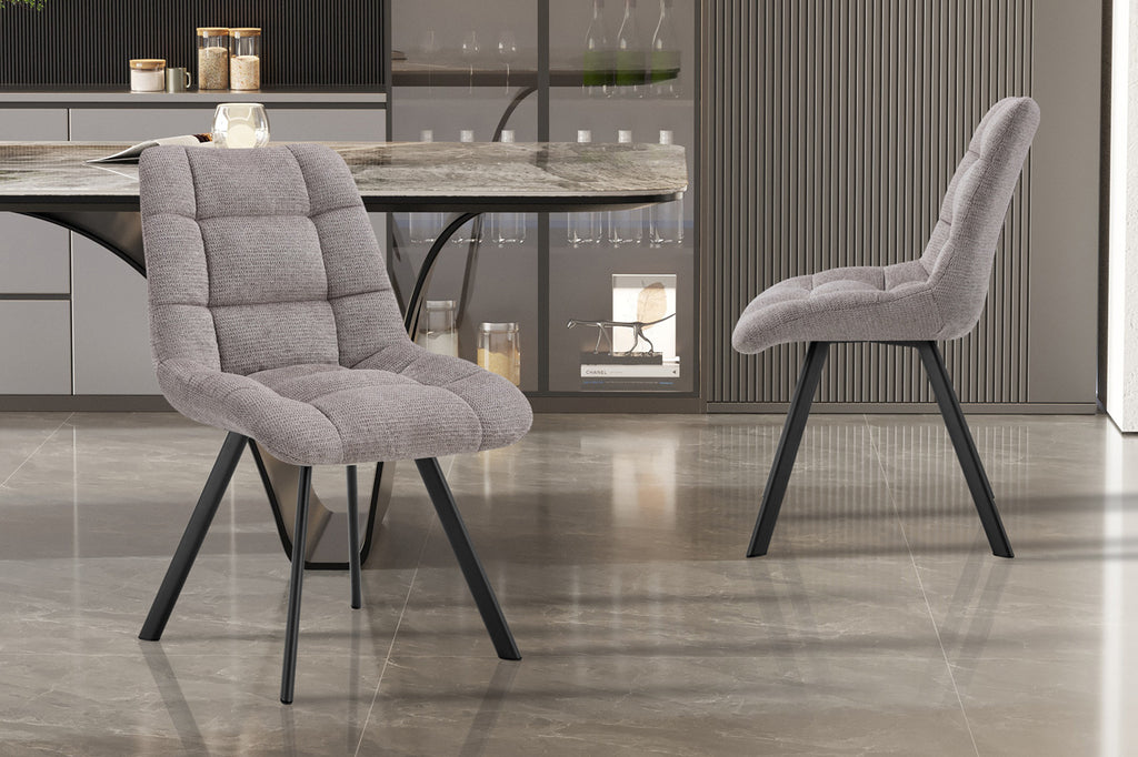 Stoel'Lizzy' Fabric Light Grey RS