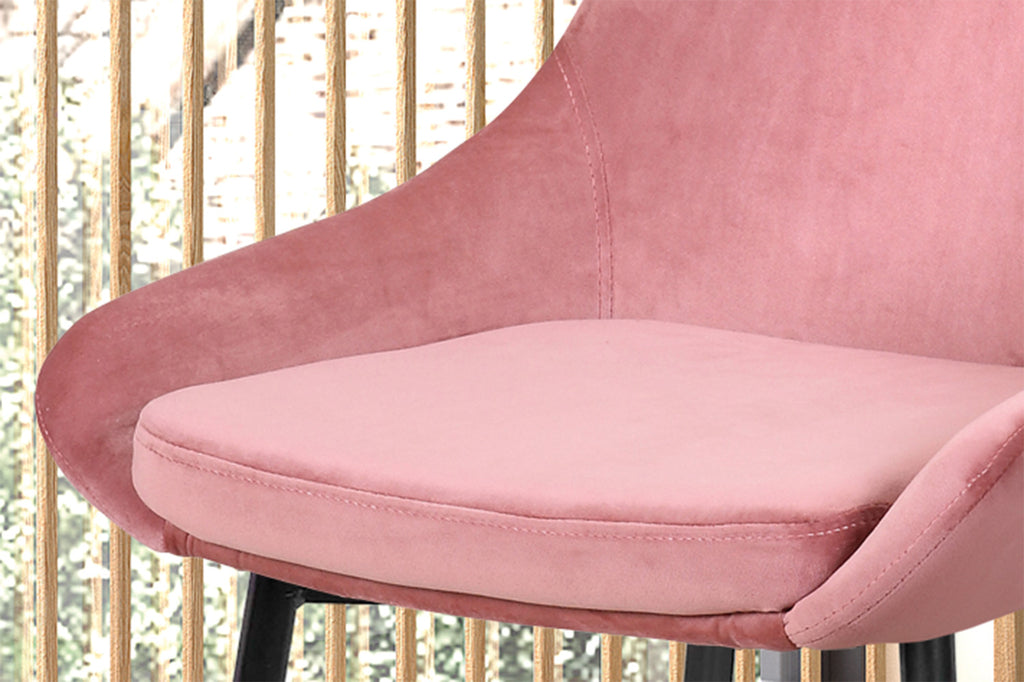 Stoel 'Mirano' Velvet Pink RS