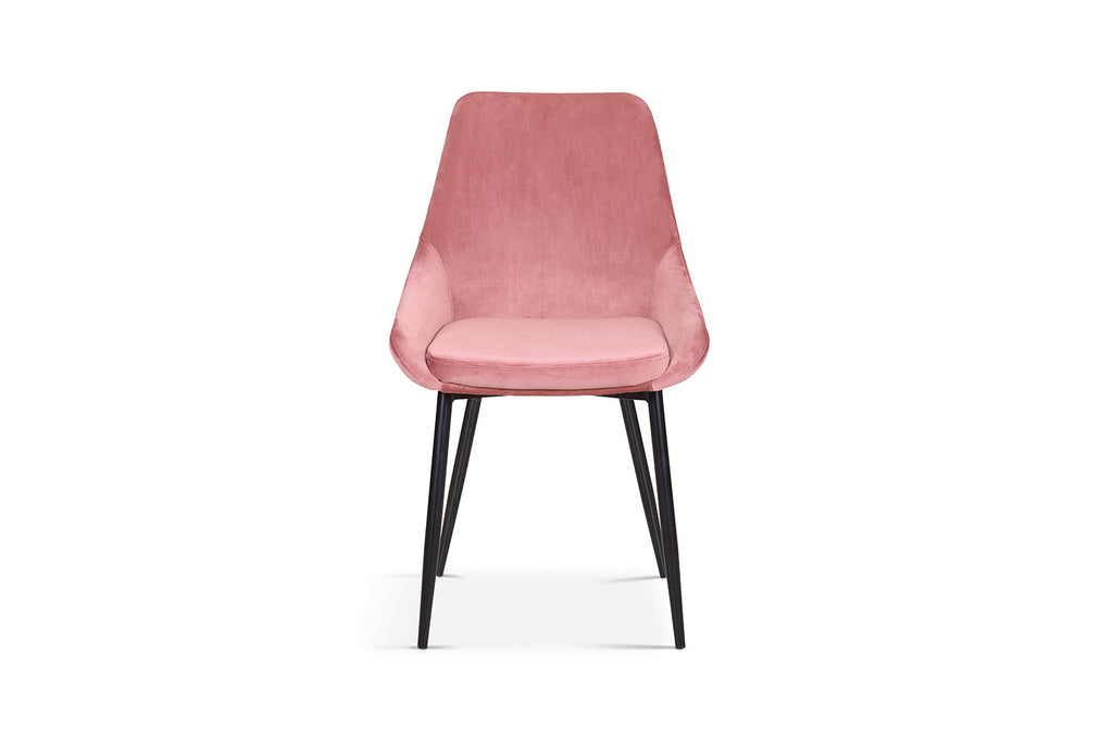 Stoel 'Mirano' Velvet Pink RS