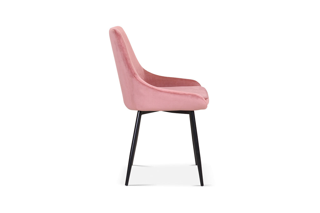 Stoel 'Mirano' Velvet Pink RS