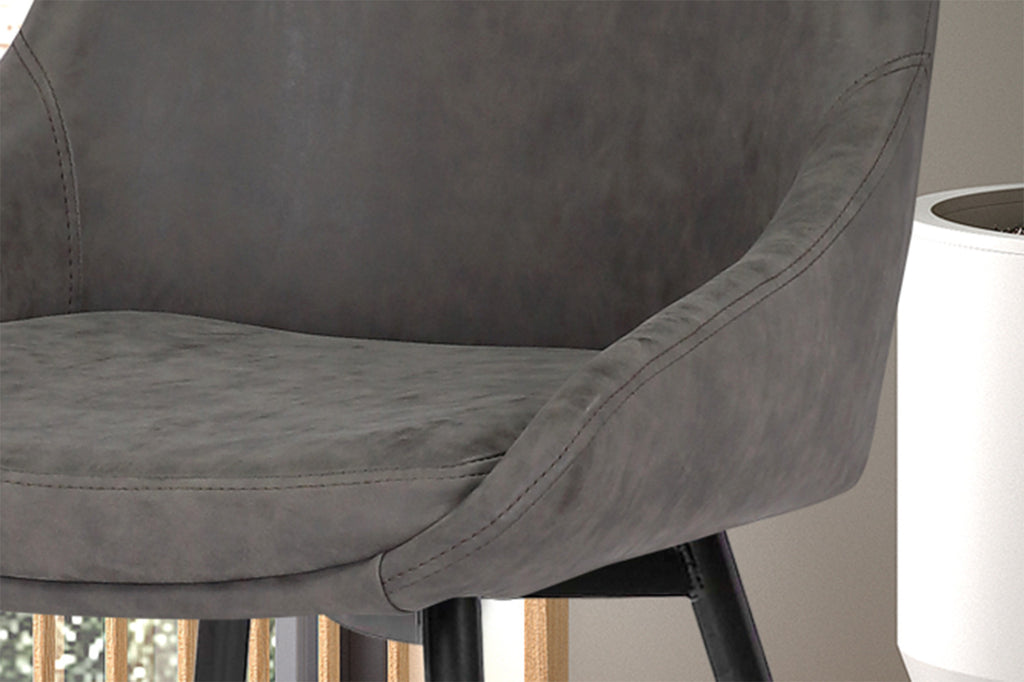 Stoel 'Mirano' PU Light Grey RS
