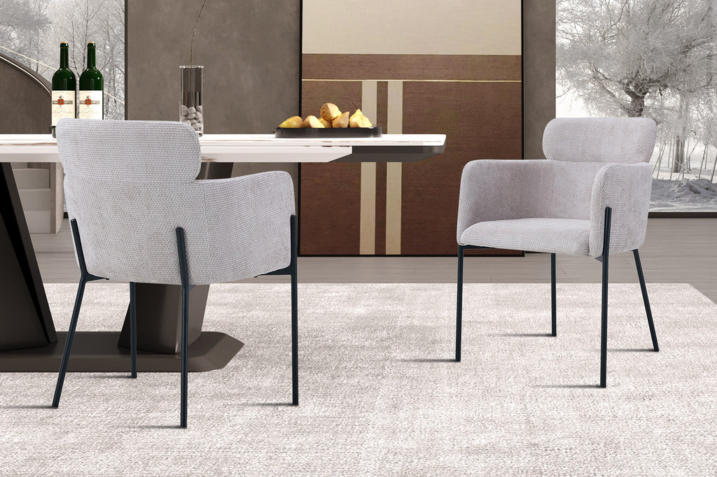 Fauteuil 'Naomi' Tissu Beige RS