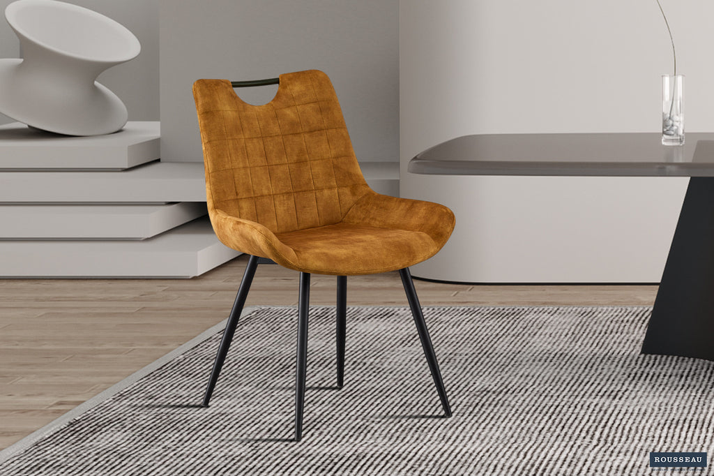 Stoel 'Nina' Velvet Gold RS