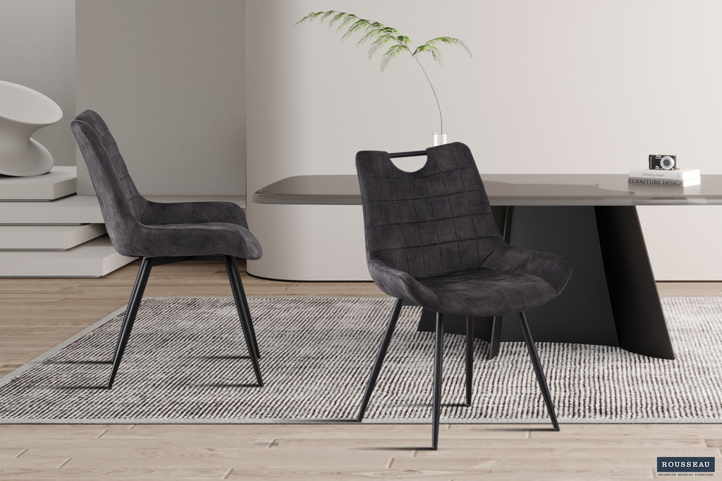 Stoel 'Nina' Velvet Grey RS