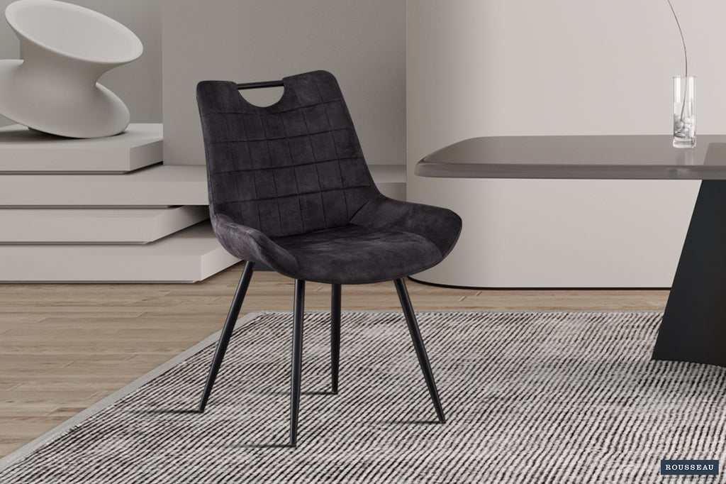 Stoel 'Nina' Velvet Grey RS